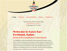 Tablet Screenshot of casablancamaine.com